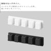 テープで貼りつけるマグネットケーブルホルダー スマート 5連.|s2